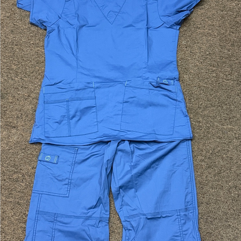 Blue Scrub Set